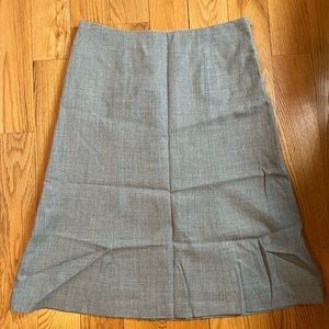 J.crew gray a-line skirt